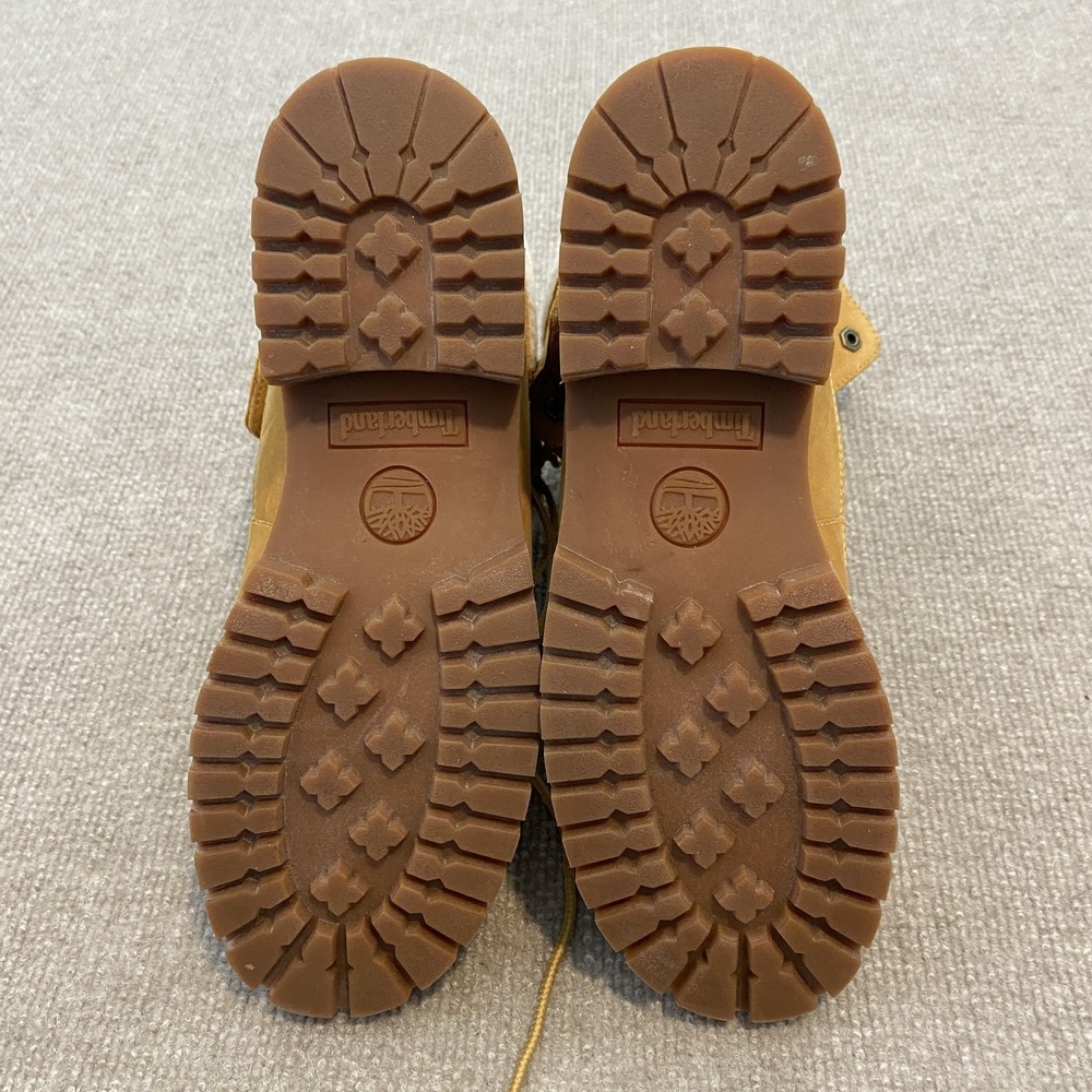Timberland Snow Boots Womens Size 10 Beige Nubuck Waterproof Faux Fur‎ A1SGA - Picture 8 of 9